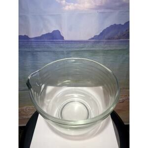 Vintage  Glass Borosil Microwave Oven Mixing Bowl 7"